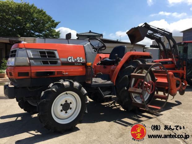 25馬力クボタトラクターGL25ロータリー付き。 ⚙ 中古農機具専門店