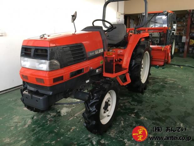 バンバン26馬力クボタトラクターGL260フロントローダー後付ける