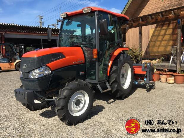 34馬力クボタトラクターKL345HハイスピードロータリーRL180R付き